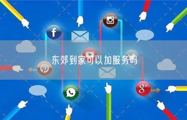 东郊到家可以加服务吗